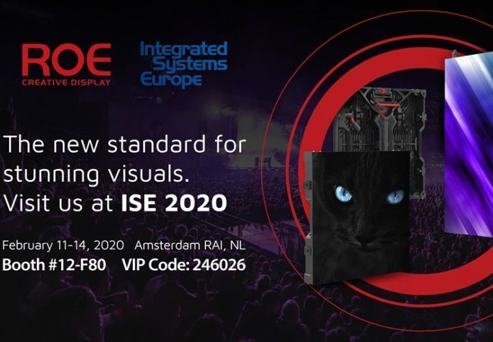 ROE Visual Takes Responsibility at ISE 2020